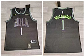 Pelicans 1 Zion Williamson Black Nike 2023-24 City Edition Swingman Jersey,baseball caps,new era cap wholesale,wholesale hats